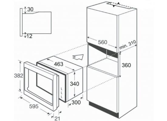 PRODUKT ARCHIWALNY | Kuchenka mikrofalowa BRANDT BMS5112X