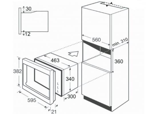 PRODUKT ARCHIWALNY | Kuchenka mikrofalowa BRANDT BMS6112X