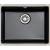 __WYSYŁKA 24H*__ | Zlew ceramiczny SONRA LAGOS 500-U BLACK (70 czarny mat) (26500170)