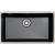 Zlew ceramiczny SONRA LAGOS 700-U BLACK (70 czarny mat) (26700170)