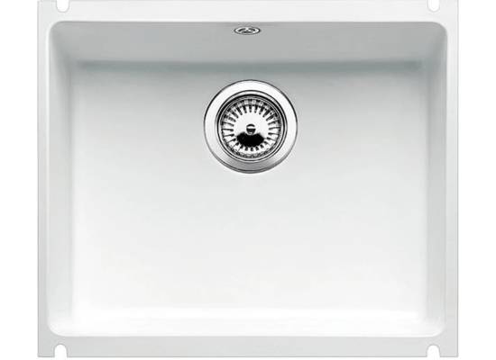 __WYSYŁKA 24H*__ | Zlew ceramiczny SONRA LAGOS 500-U CRISTA WHITE (58 biały połysk) (26500158)