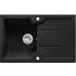 Zlew ceramiczny SONRA MERID 78 BLACK (70 czarny mat) (26780270)
