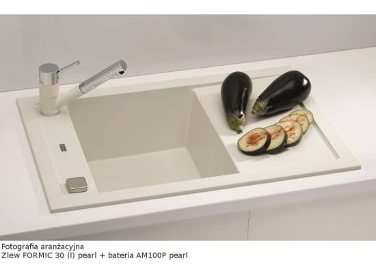 Zlew ALVEUS FORMIC 30 czarny (4403091)*** zamów wycięcie OTWORU na dozownik GRATIS ***