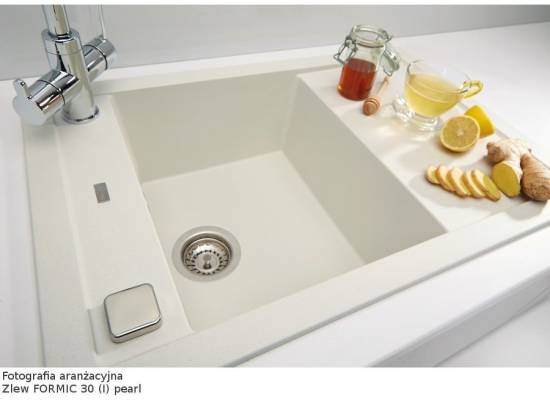 Zlew ALVEUS FORMIC 30 czarny (4403091)*** zamów wycięcie OTWORU na dozownik GRATIS ***