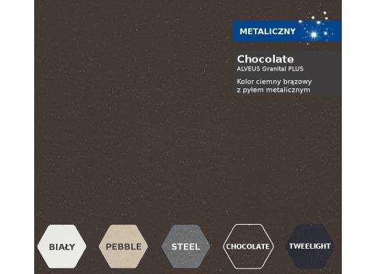 Zlew ALVEUS SENSUAL 60 chocolate (4306003)*** zamów wycięcie OTWORU na dozownik GRATIS ***
