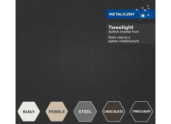 Zlew ALVEUS SENSUAL 70 twilight (4307005)*** zamów wycięcie OTWORU na dozownik GRATIS ***