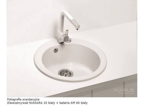 Zlew ALVEUS NIAGARA 10 beż (1121155)*** zamów wycięcie OTWORU na dozownik GRATIS ***