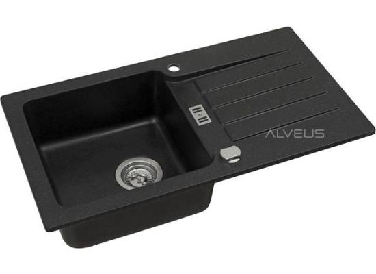 Zlew ALVEUS NIAGARA 30 czarny (1123091)*** zamów wycięcie OTWORU na dozownik GRATIS ***
