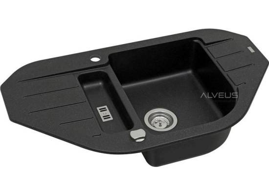 Zlew ALVEUS NIAGARA 60 czarny (1126091)*** zamów wycięcie OTWORU na dozownik GRATIS ***