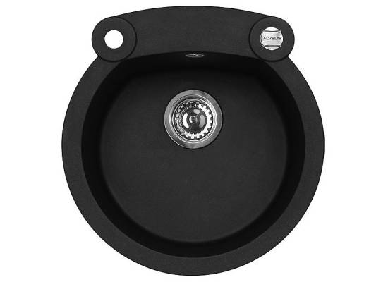 Zlew ALVEUS ROLL 10 czarny (1211091)