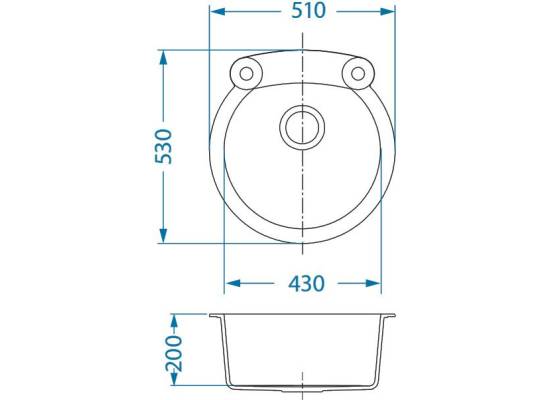 Zlew ALVEUS ROLL 10 czarny (1211091)