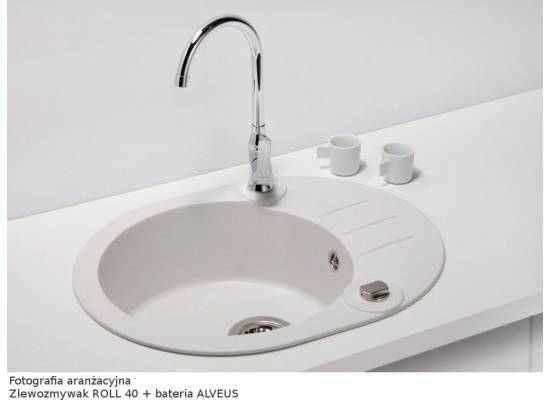Zlew ALVEUS ROLL 40 czarny (1214091)