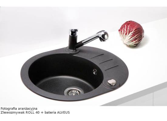 Zlew ALVEUS ROLL 40 czarny (1214091)