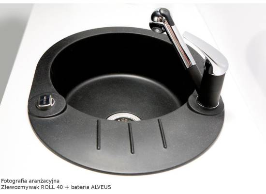 Zlew ALVEUS ROLL 40 czarny (1214091)