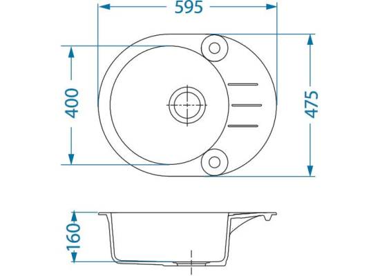 Zlew ALVEUS ROLL 40 czarny (1214091)