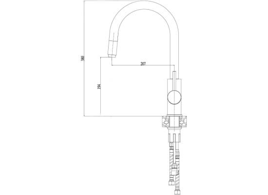 Bateria ALVEUS DELOS-P czarny (G91) (1129022)
