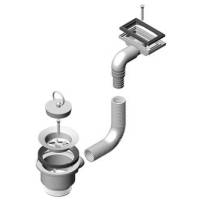Odpływ do syfonu ALVEUS pojedyńczy 1x1,5"-HP (1012007)