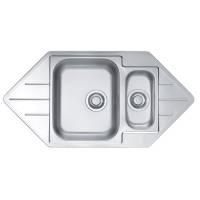 Zlew ALVEUS LINE START 40 SATYNA (1082560) *** zamów wycięcie otworów GRATIS ***