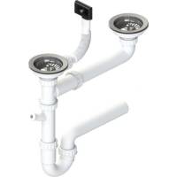Syfon ALVEUS podwójny 2xSL 3,5"-PP-3,5" (1130554)