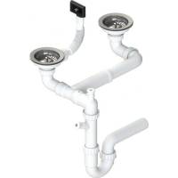 Syfon ALVEUS podwójny 2xSP 3,5"-PP-3,5" (1130555)