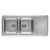 Zlew ALVEUS ELEGANT 70 SATYNA (1009386) *** zamów wycięcie otworów GRATIS *** Zlew ALVEUS ELEGANT 70 SATYNA (1009386) *** zamów wycięcie otworów GRATIS ***