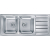 Zlew ALVEUS LINE MAXIM 100-FS SATYNA (1092001)