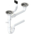 Syfon ALVEUS podwójny 2xSL 3,5"-PP-3,5" (1130554)