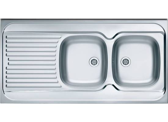 Zlew ALVEUS CLASSIC 100 (komora PRAWA) (120x60) LEN (1008991) *** zamów wycięcie otworów GRATIS ***