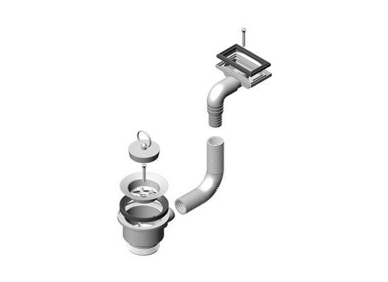 Odpływ do syfonu ALVEUS pojedyńczy 1x1,5"-HP (1012007)