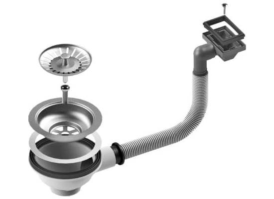 Odpływ do syfonu ALVEUS pojedyńczy 1x3,5"-HP (1020073)