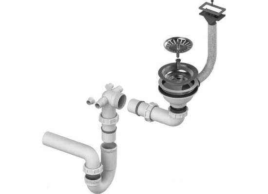 Syfon ALVEUS pojedyńczy 1xSP 3,5"-HP-HPV (1064388)