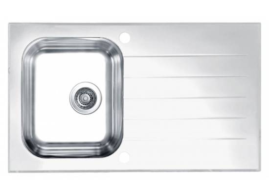 Zlew ALVEUS GLASSIX 10 szkło BIAŁE (1099462)