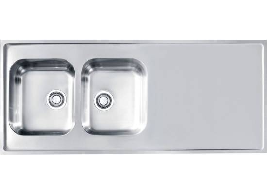 Zlew ALVEUS CLASSIC PRO 110 (140x60) SATYNA (1132129) *** zamów wycięcie otworów GRATIS ***