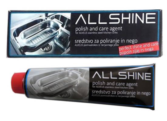 **__WYSYŁKA 24H__** Pasta ALVEUS ALLSHINE do czyszczenia zlewozmywaków ze stali (1111572)