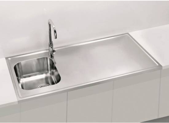 Zlew ALVEUS CLASSIC PRO 90 (120x60) SATYNA (1130473) *** zamów wycięcie otworów GRATIS ***