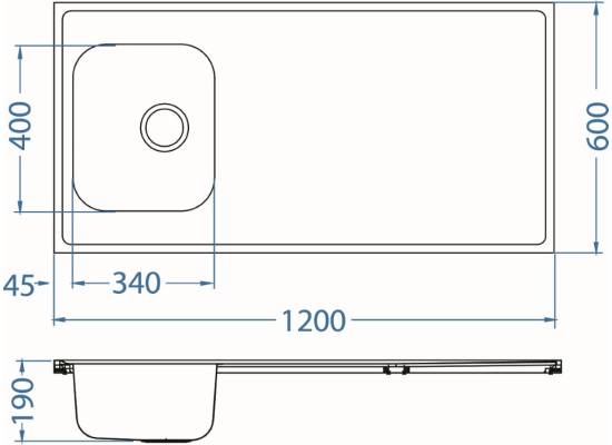 Zlew ALVEUS CLASSIC PRO 90 (120x60) SATYNA (1130473) *** zamów wycięcie otworów GRATIS ***