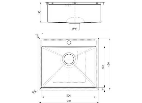 Zlew ALVEUS CONCEPT 10 SATYNA (1124382)