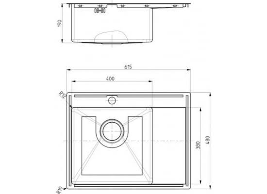 Zlew ALVEUS CONCEPT 20 SATYNA (1124383)
