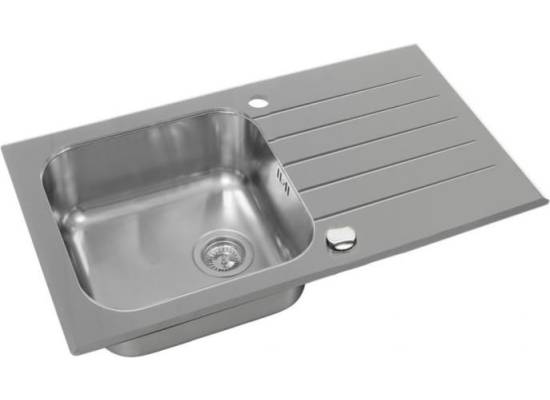 Zlew ALVEUS VITRO 20 szkło SZARE (1130528)