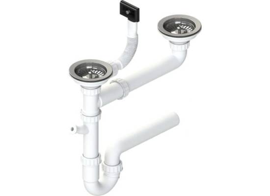 Syfon ALVEUS podwójny 2xSL 3,5"-PP-3,5" (1130554)