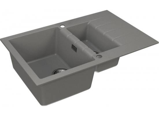 Zlew ALVEUS CADIT 70 beton (1131360)*** zamów wycięcie OTWORU na dozownik GRATIS ***