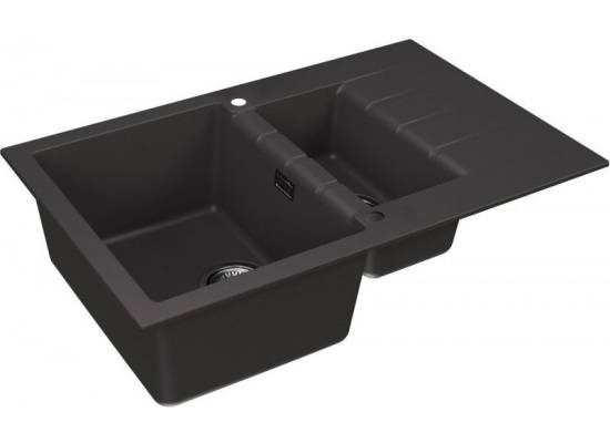Zlew ALVEUS CADIT 70 czarny (1131361)*** zamów wycięcie OTWORU na dozownik GRATIS ***