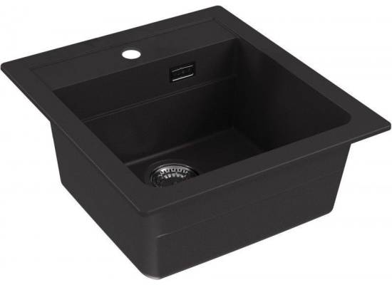 Zlew ALVEUS ATROX 20 czarny (1131990)*** zamów wycięcie otworów GRATIS ***