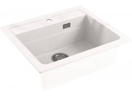 Zlew ALVEUS ATROX 30 biały (1131991)*** zamów wycięcie otworów GRATIS ***