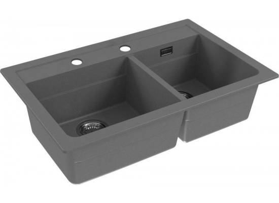 Zlew ALVEUS ATROX 50 beton (1132001)*** zamów wycięcie otworów GRATIS ***