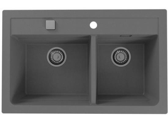 Zlew ALVEUS ATROX 50 beton (1132001)*** zamów wycięcie otworów GRATIS ***