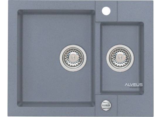 Zlew ALVEUS ROCK 80 steel (4218004)*** zamów wycięcie OTWORU na dozownik GRATIS ***