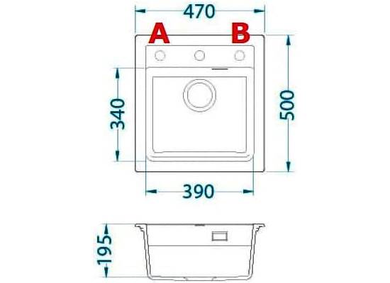 Zlew ALVEUS ATROX 20 piasek (1131987)*** zamów wycięcie otworów GRATIS ***
