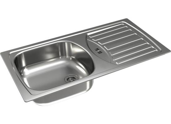 Zlew ALVEUS BASIC 150 SATYNA (1136530) *** zamów wycięcie otworów GRATIS ***