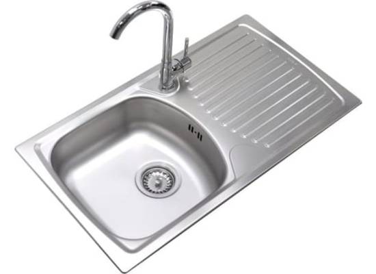 Zlew ALVEUS BASIC 170 SATYNA (1136539) *** zamów wycięcie otworów GRATIS ***